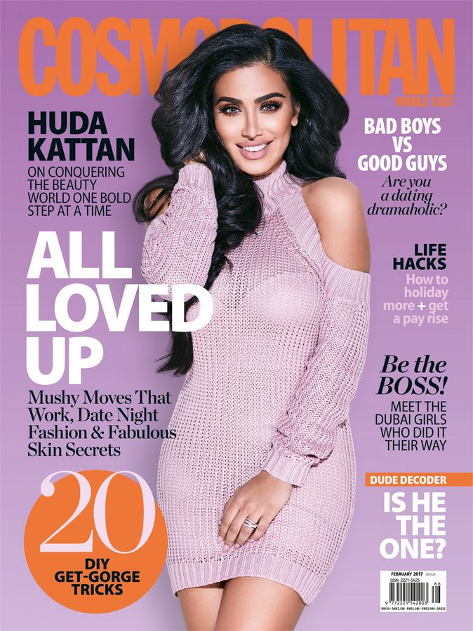 Cosmopolitan Middle East cover, photographed by Adam Browning-Hill